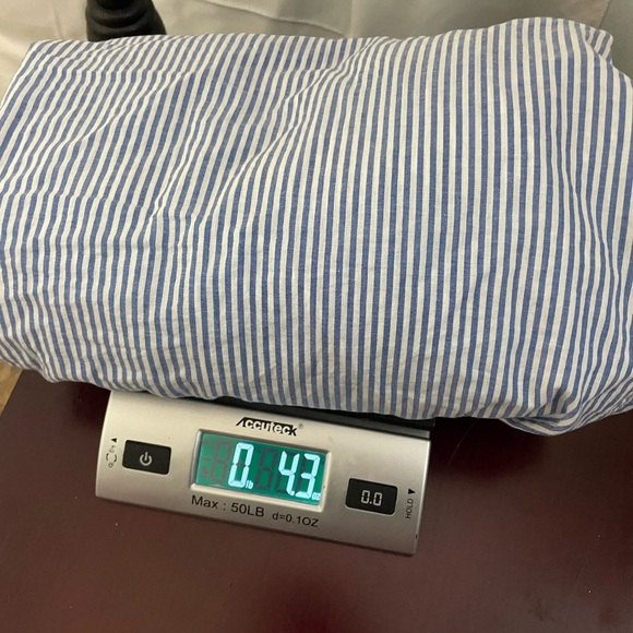 J.Crew | Striped ruffle shoulder blouse size medium - Picture 7 of 7